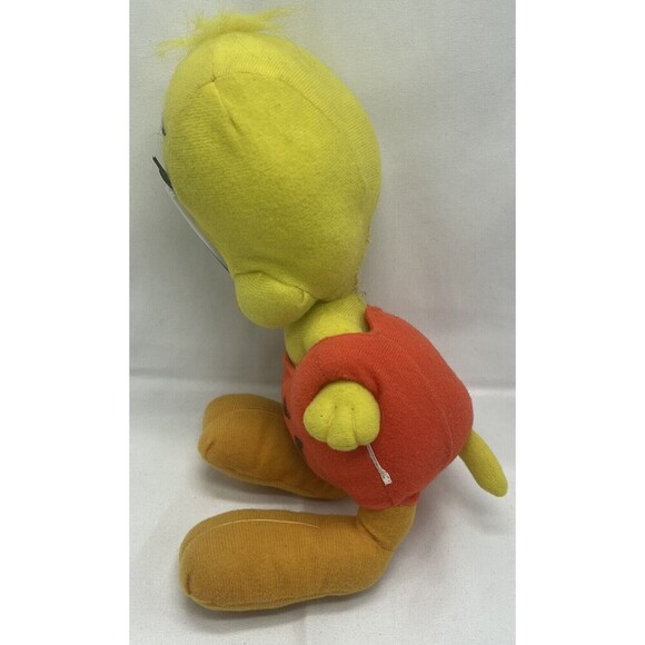 VTG Tweety Bird Warner Bros Halloween Looney Tunes 11” Plush 1997 Stuffed Animal - Picture 8 of 16